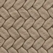 Weathered stone texture, muted brown and beige tones, irregular polygonal pattern with diagonal flow, rough surface, porous material.